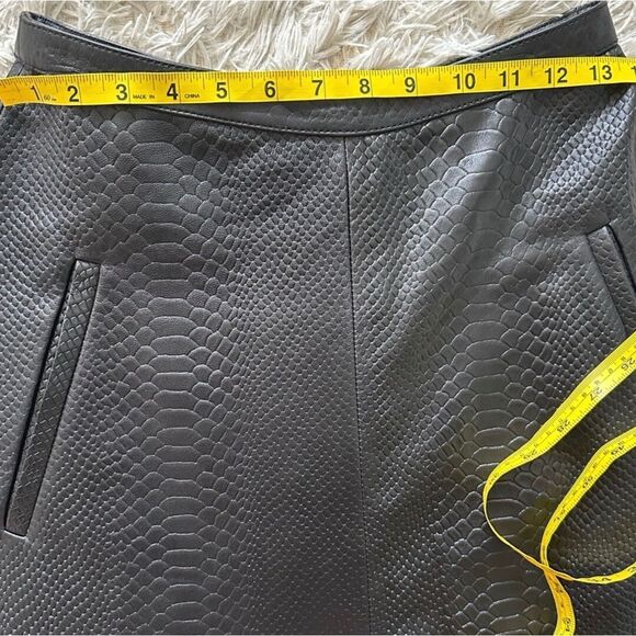 Embossed Python Circle Skirt - Picture 9 of 11